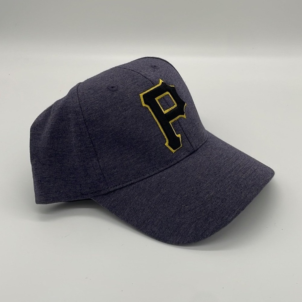 Pittsburgh Pirates MLB Baseball Cap Navy Blue Heathered Adjustable Hat Mens